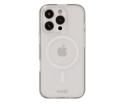 Etui / obudowa na smartfona Holdit MagSafe Case iPhone 16 Pro White/Transparent